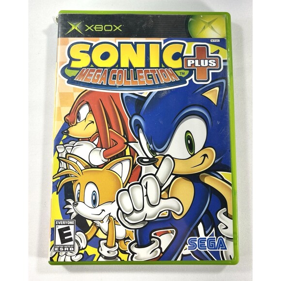 Sonic Mega Collection Plus Microsoft Xbox 2004 Disc & Case Tested - Picture 1 of 8